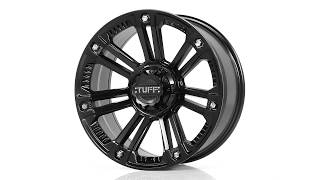 Tuff At Truck Wheels - T22 In Matte Black W Stainless Steel Bolts