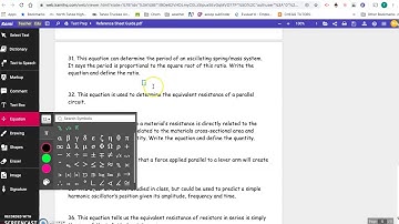 Equation Editor in Google Docs and Kami