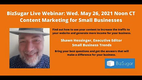 Content Marketing for Small Businesses with Shawn ...