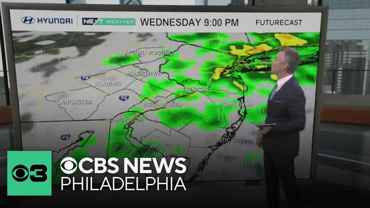 Clear Monday night, tracking rain for Philadelphia region later this ...