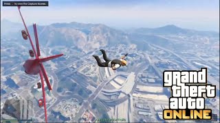 GTA 5 funny moments #11 (Cargobob and titan and Cargoplane fun uncle Lester)