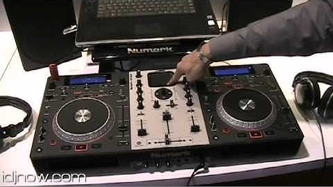 NUMARK MIXDECK CD MP3 USB SOFTWARE IPOD PLAYER CONTROLLER AT NAMM 2010 WITH IDJNOW