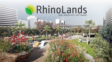 Discover RhinoLands in 2 Minutes: BIM Landscape Design Software