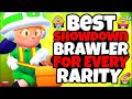 The BEST BRAWLER In EACH Rarity For Showdown! - Pro Brawler Tier list -  Brawl Stars