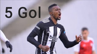 Bernard Mensah Beşiktaş Bütün Golleri 5 Gol