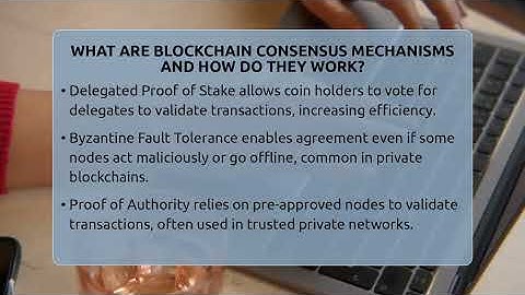 What Are Blockchain Consensus Mechanisms And How Do They Work? - Talking Tech Trends