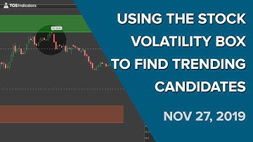 Finding Trending Candidates With Stock Volatility Box - Nov. 27, 2019 - Volatility Box Report