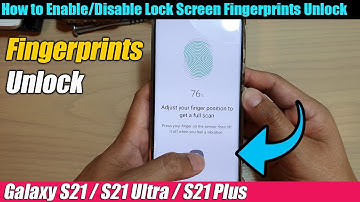 Galaxy S21/Ultra/Plus: How to Enable/Disable Lock Screen Fingerprints Unlock