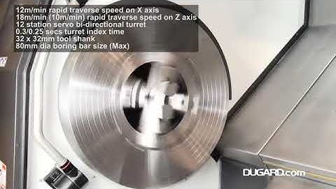 SMEC PL80LM Driven Tool Slant Bed CNC Lathe