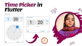 Time PIcker In Flutter | Flutter Crash Course | Urdu HIndi