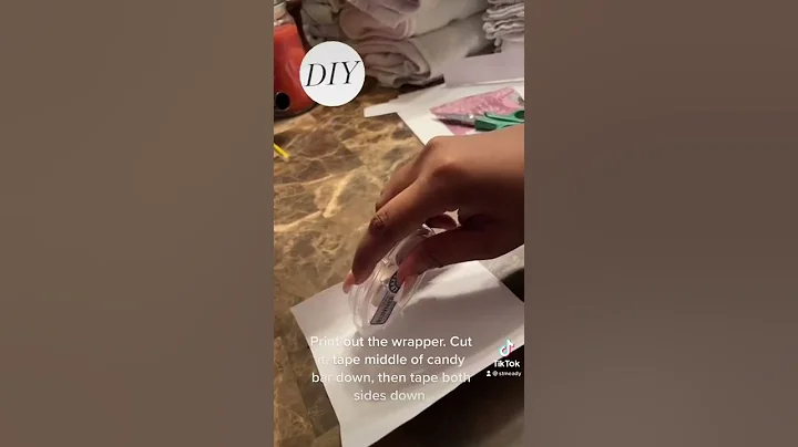 Candy Bars Personalized Wrappers! D.I.Y