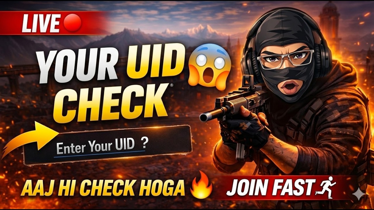 Uid Live. Check Live UID Check 🔥 Aapki ID Check Karunga 😱 | Free Fire Liv - YouTube