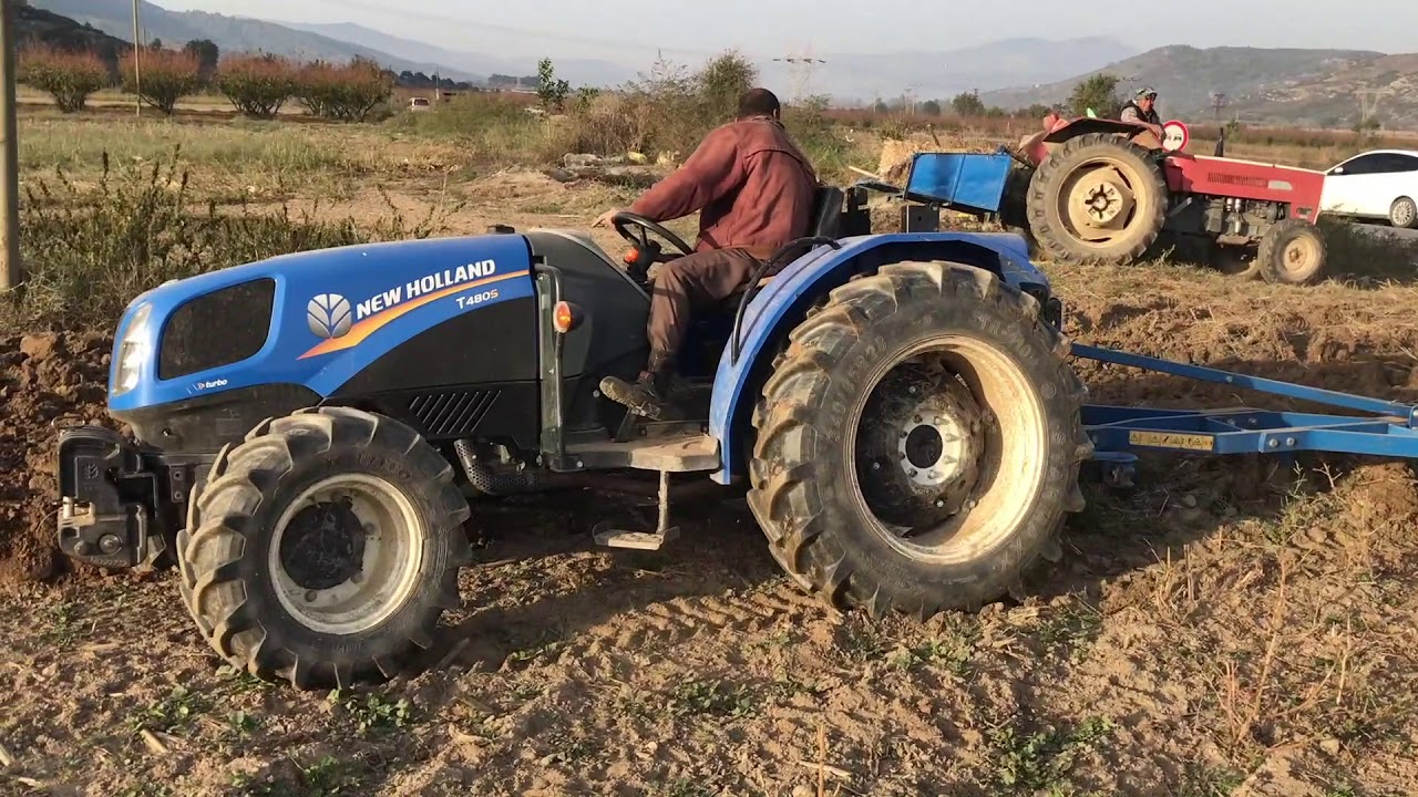 pulluk kendinden buyuk new holland t480s 4wd youtube