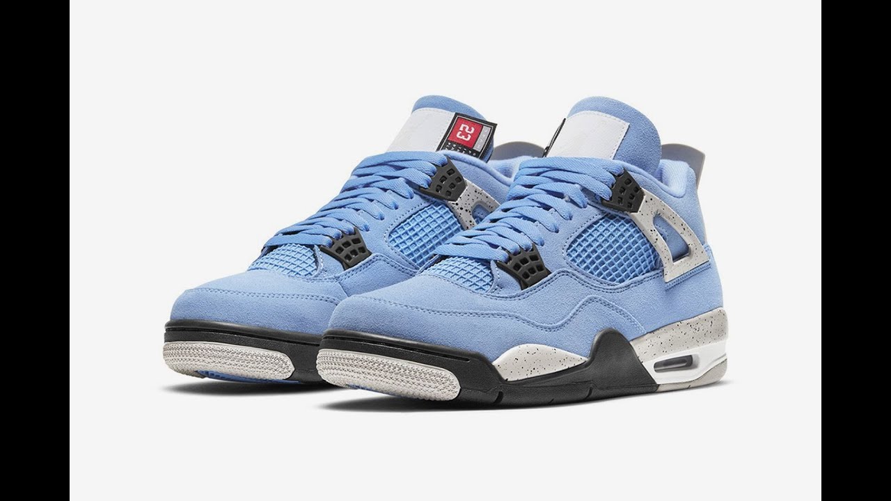 Ua jordan 4 university blue Clearance