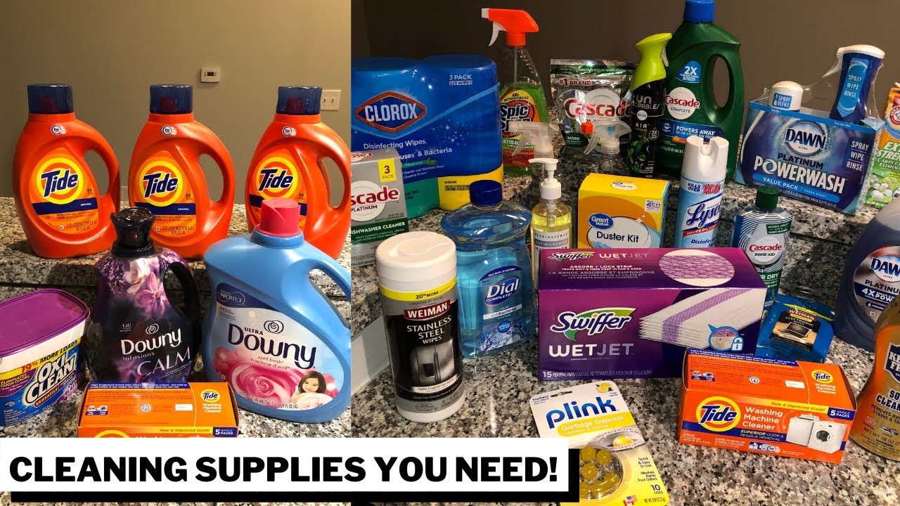 MUST HAVE Cleaning Essentials For Your First Apartment! 