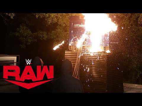 Mystery group sets generator on fire: Raw, Aug. 3, 2020