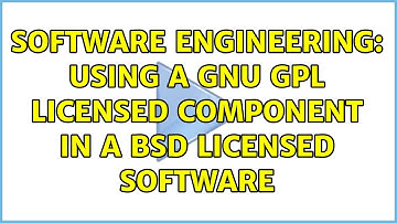 Software Engineering: Using a GNU GPL licensed component in a BSD licensed software
