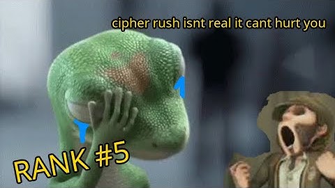 [IDV] WHAT IS THIS CIPHER RUSH??? HELLO??????? Luchino Evil Reptilian Rank Gameplay