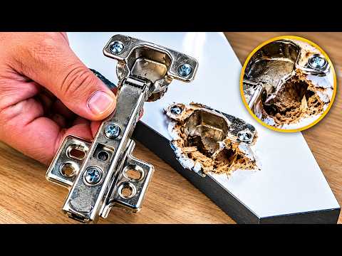 How to Repair a Broken Hinge Easily #diy #hinge #fixing #method