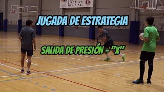 Salida de presión - "X" | Futsal strategy