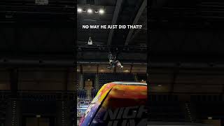 Simson Backflip in training 🤯 Eddy Frech showing off #nightofthejumps #notj #simson