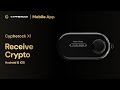 Receive Crypto Assets Using Cypherock cySync Mobile App