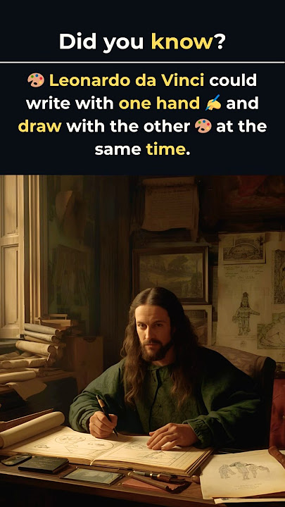 Leonardo da Vinci’s Secret 🤯🎨#facts #shorts #ytshorts #ytshort