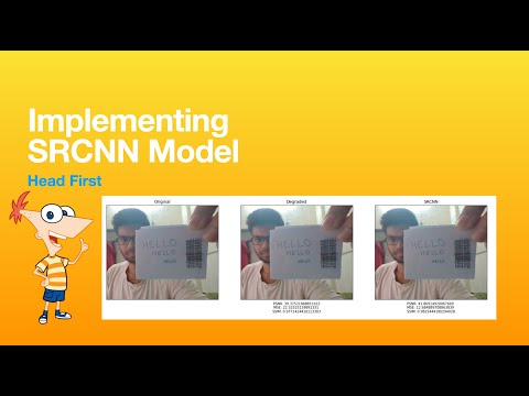 Implementing SRCNN in