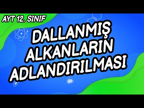 Z8 - DALLANMIŞ ALKANLARIN ADLANDIRILMASI