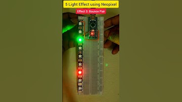 Create Light Effect using Arduino and Neopixel ws2812b 🔥🔥 #shorts #viralvideo #reels #electroeshu