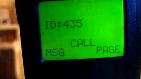 XTS3000 P25 demo paging/calling alert