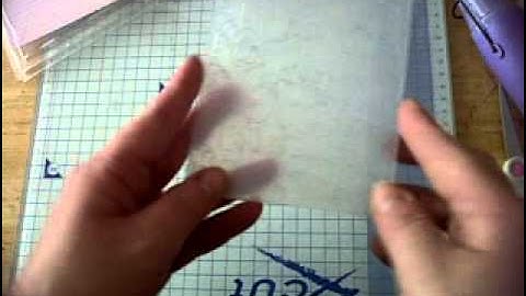 Using an embossing folder without a machine