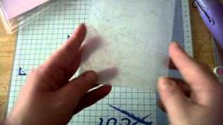 Using an embossing folder without a machine