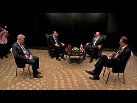 საქართველოს პრეზიდენტი ალბანეთის რესპუბლიკის პრეზიდენტს შეხვდა