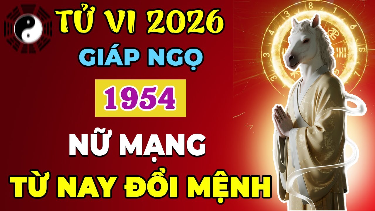 2026 Tuổi Giáp Ngọ 1954 Nữ Mạng, Cuộc Sống Đổi Vận, Bình An Trọn Đầy, Phúc Khí Bùng Nở