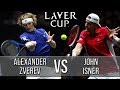 Alexander Zverev Vs John Isner - Laver Cup 2018 (Highlights HD)