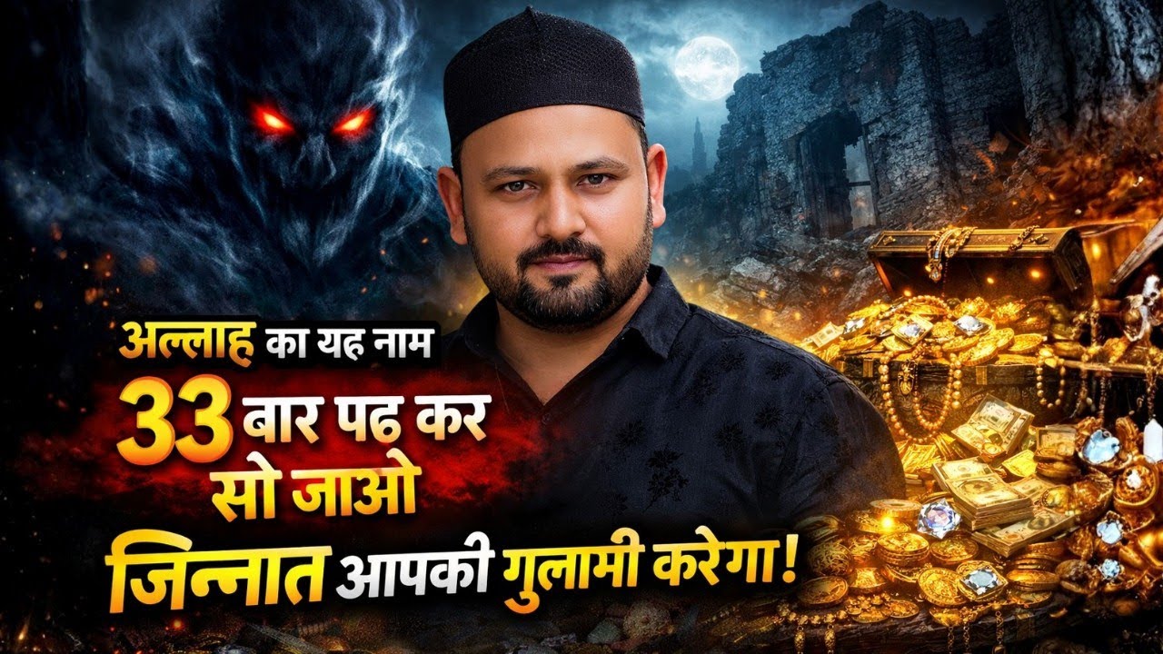 अल्लाह का यह नाम 33 बार पढ़ लेना जिन्नात आकर गुलामी करेगा | Most Powerful Wazifa