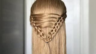 Günlük Saç Örgüleri Model-24 5Li Örgü Ile Farklı, Basit Ve Şık Saç Örgüsü