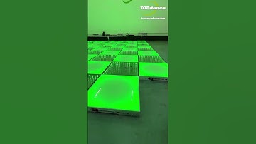 Easy setup LED dance floor ready to shine in minutes ✨ #leddancefloor #factory #shorts