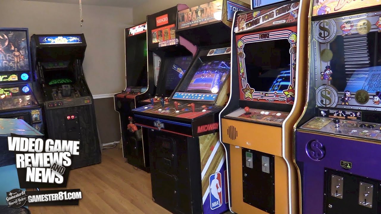 Arcade Game Room Tour Gamester81 YouTube