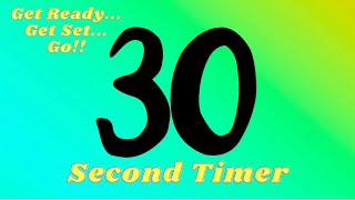 30 Second UpBeat Timer - Colorful