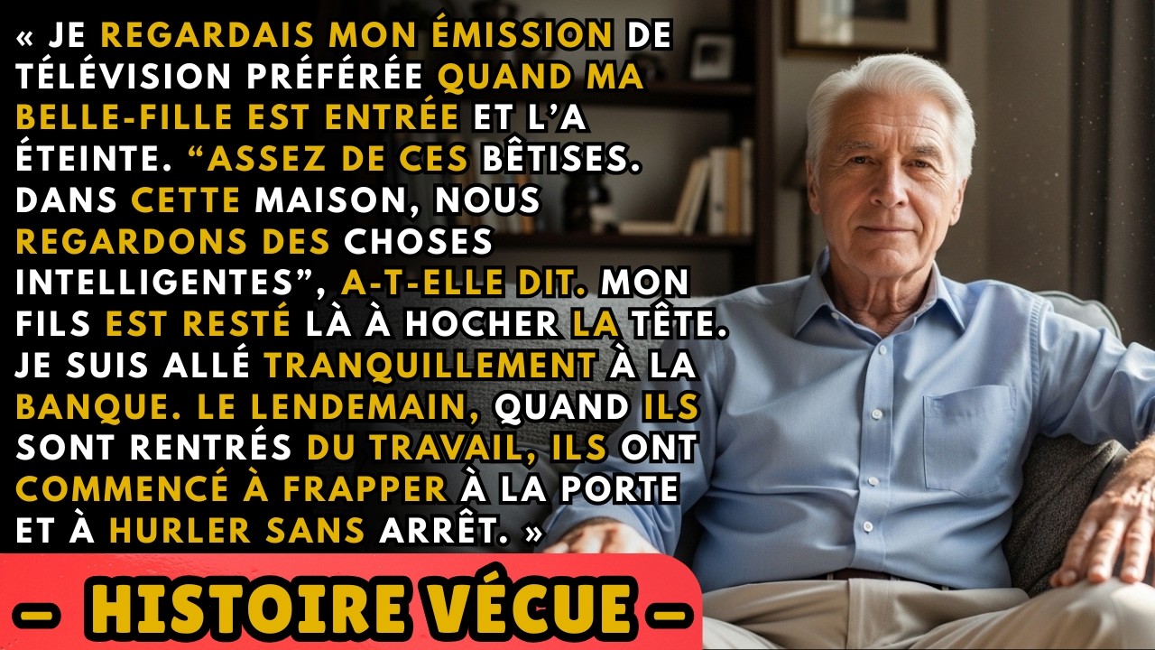 « Ça suffit, ces bêtises. » Ces mots, prononcés par ma belle-fille dans mon propre salon, ont tout figé. J’étais dans mon fauteuil, celui où Odil s’asseyait près de moi avant que son cœur ne lâche...