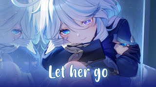 Nightcore - Let her go (female version) - Lyrics