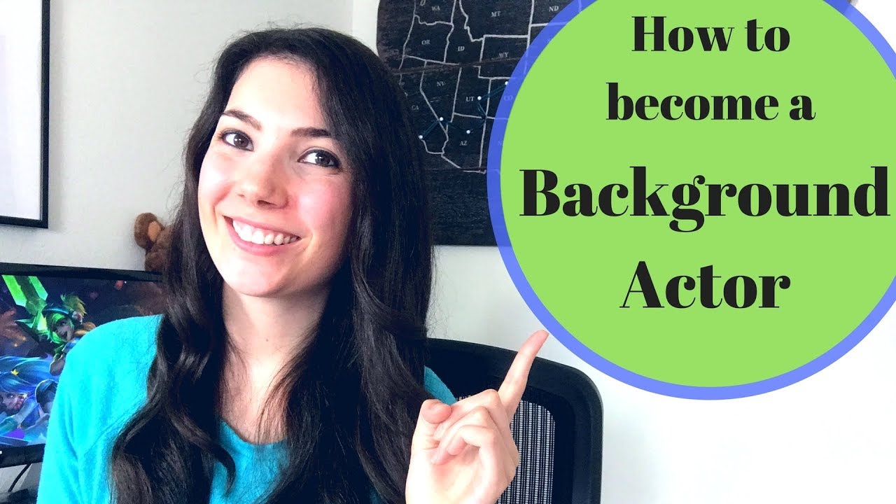 How do you become a background actor