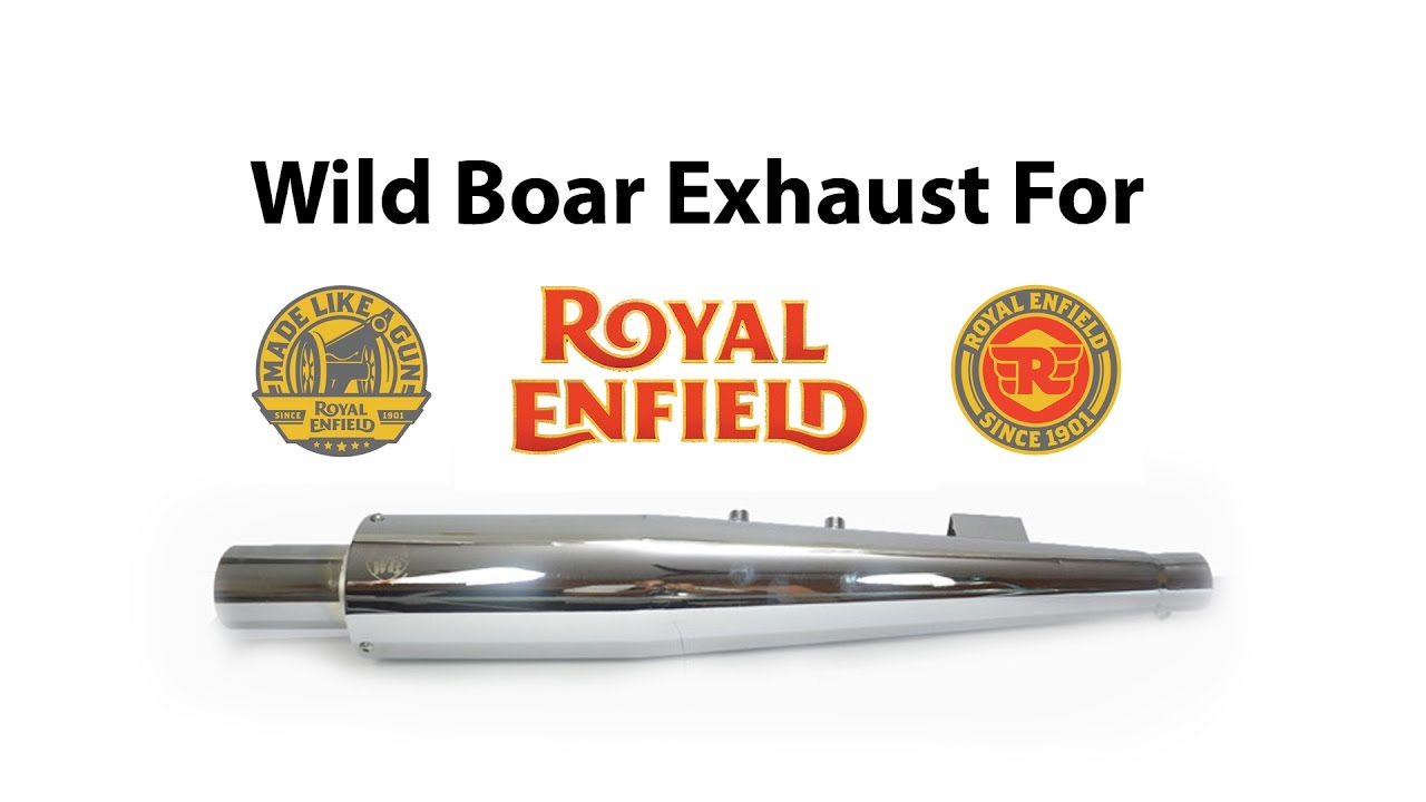 Wild boar exhaust for royal enfield II Heavy Bass and Unique Sound II