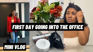 get ready with me to go into the office for the first time!!