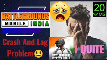 Bgmi 3.1 Update Crash Problem 😫 And 20ms Lag Problem😫 how to solve 🤔