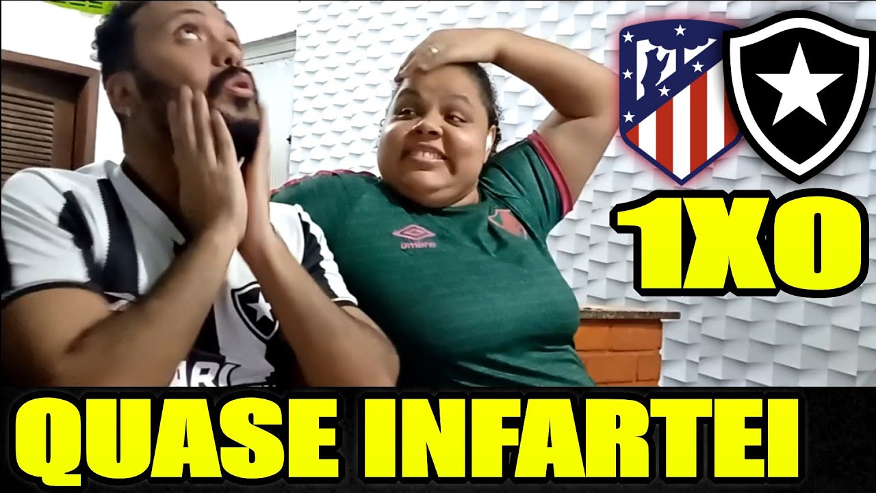 REACT ATLÉTICO DE MADRID 1 X 0 BOTAFOGO MELHORES MOMENTOS! QUASE FUI DE ...