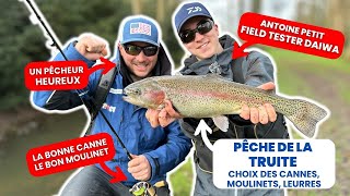 Pêche de la TRUITE aux leurres avec DAIWA : matériel et conseils !