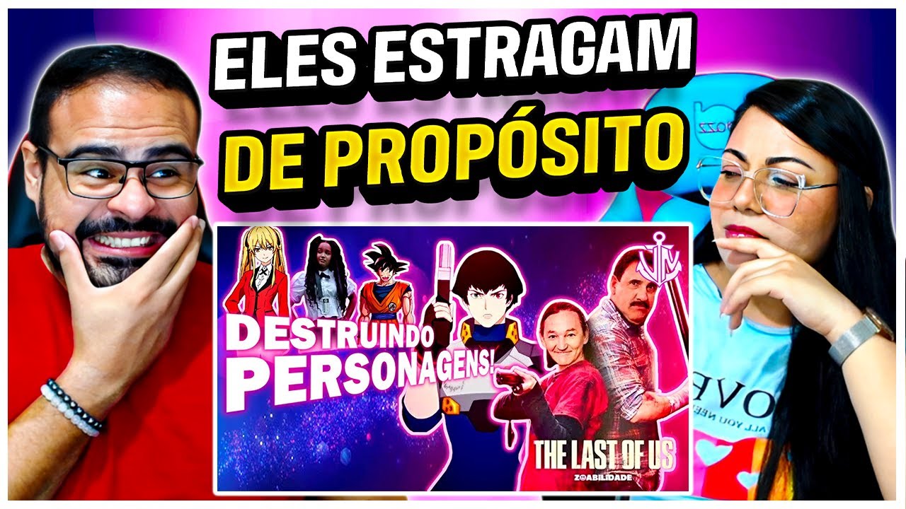 REACT VÍCIO NERD | Personagens que foram DESCARACTERIZA... 😡➡🤪